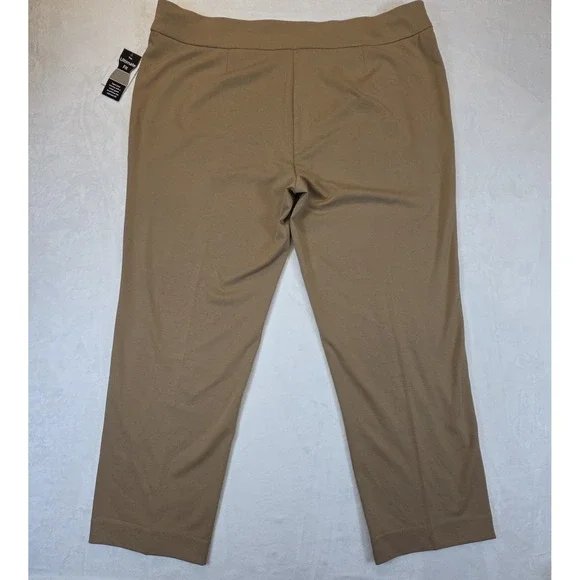 New Zac & Rachel The Ultimate Fit Pull on Straight Leg Dress Pants Womens Sz 24 - Picture 2 of 9